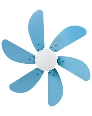 Deckenventilator mit Licht LOGAR mit Fernbedienung LED Blau_982288