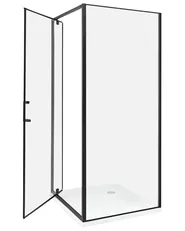 Shower Enclosure DARLI 800 x 800 x 1850 mm Black_944158