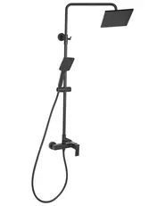 Mixer Shower Set with Rainshower CATAGENA Black_1000690