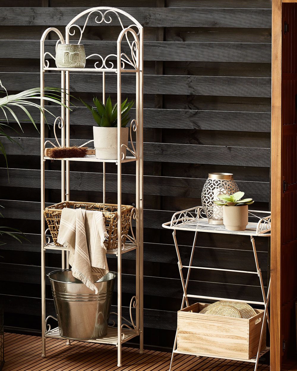 Shelving Unit VALDIVIA 40 cm 166 cm Metal White