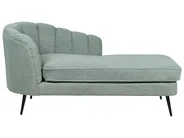 Linksseitige Chaiselongue ALLIER Bouclé Grün_887305