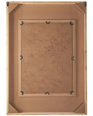 Wandspiegel HIZOTE 63 cm 90 cm Tannenholz Braun_797020