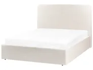 Krevet s prostorom za pohranu BRENON Buklé Krem bijela 140 x 200 cm_1055931