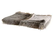 Kuscheldecke ASDAD Stoff 150 x 200 cm Braun_789964