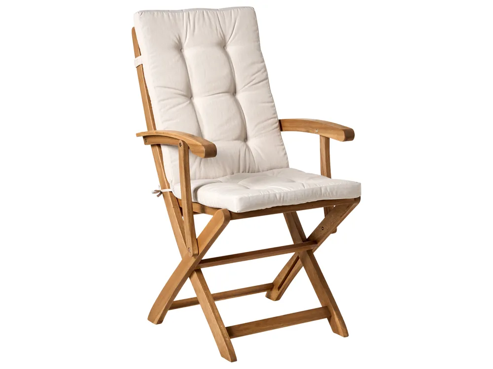 Gartenmöbel Set 8-Sitzer MAUI PREMIUM Akazienholz Hellbeige_990699