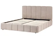 Bett mit Stauraum VAUVERT Stoff Taupe 180 x 200 cm_1093359