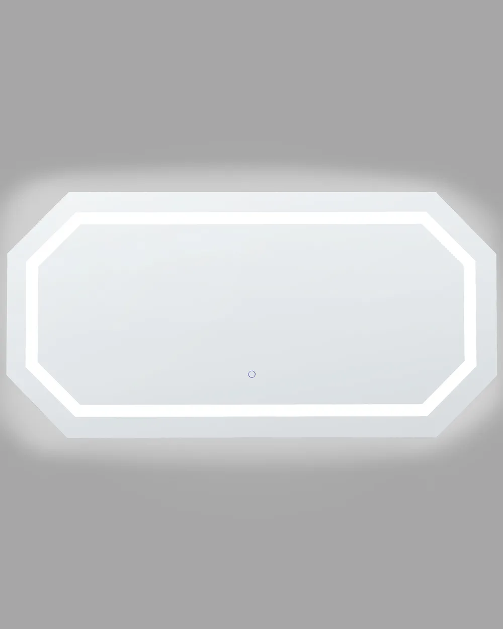 LED-Badezimmer-Spiegel LOCMARIAQUER 120 cm 60 cm Silber_837561