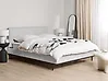 Bett mit Lattenrost Stoff CORIO 160 x 200 cm Hellgrau