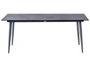 Gartentisch TOLENTINO 180 cm 90 cm Steinoptik Grau_1029864