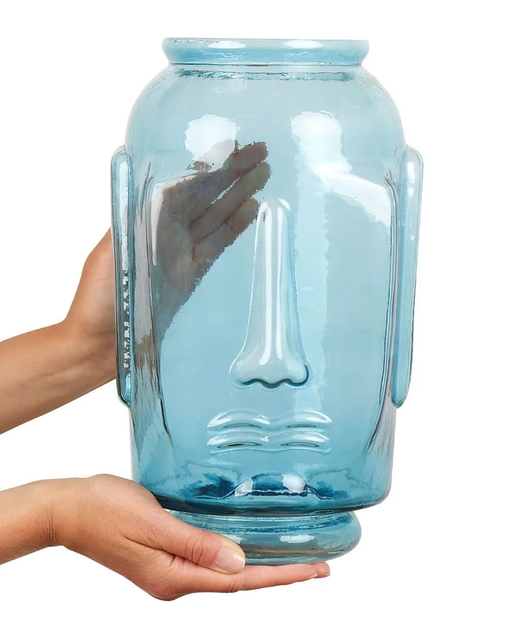 Dekovase SAMBAR 31 cm Glas Blau_867403