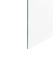 Duschwand AHAUS 100 x 190 cm Schwarz_944298