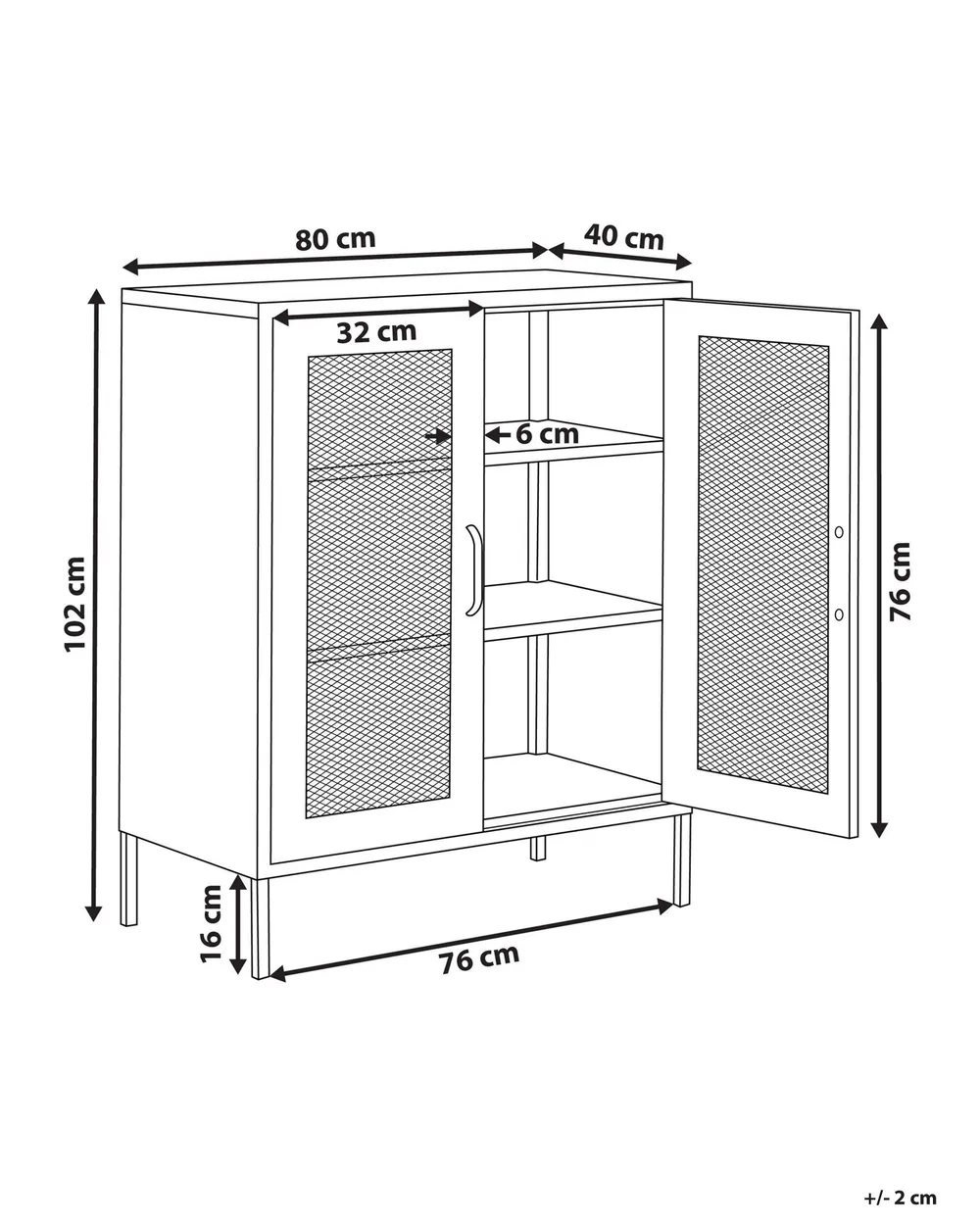 Armoire WAKATIPU Métal Vert_826056
