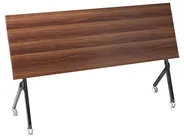 Zusammenklappbarer Schreibtisch BENDI 180 cm 60 cm Dunkelbraun_1030727