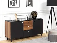 Sideboard mit 2 Türen KURO Schwarz_1177893