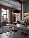 Pendant Lamp PADMA Metal Black