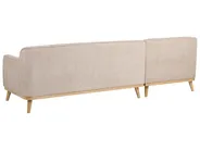 Corner Sofa 3 Seater SIMOS Chenille Beige Right Hand_927940