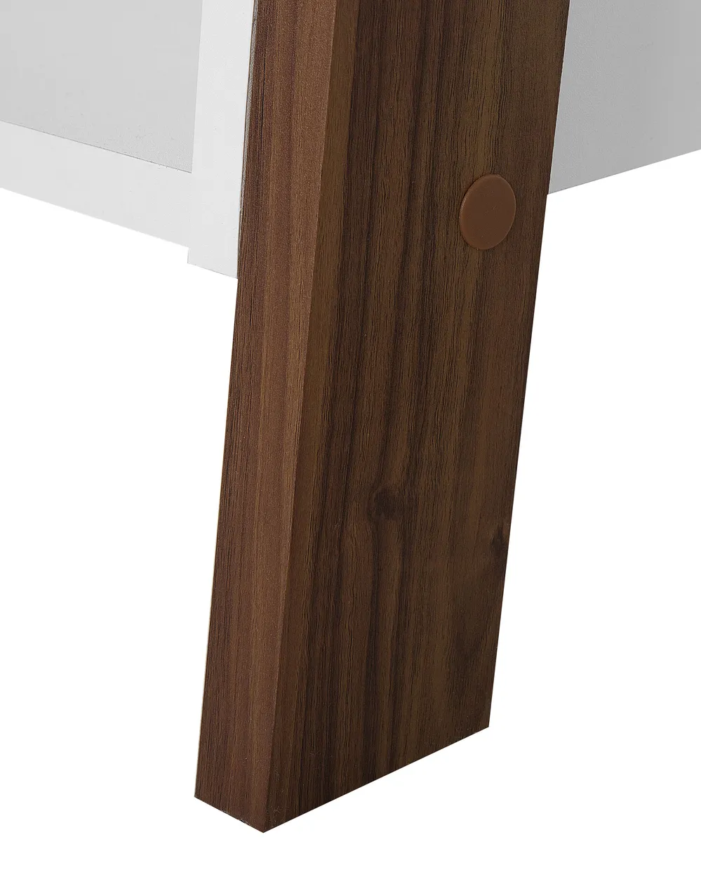 Regal mit 5 Ebenen MOBILE DUO 166 cm Braun / Weiß_727172