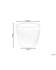 Blumenkübel FTERO 35 cm Cremeweiß_872002