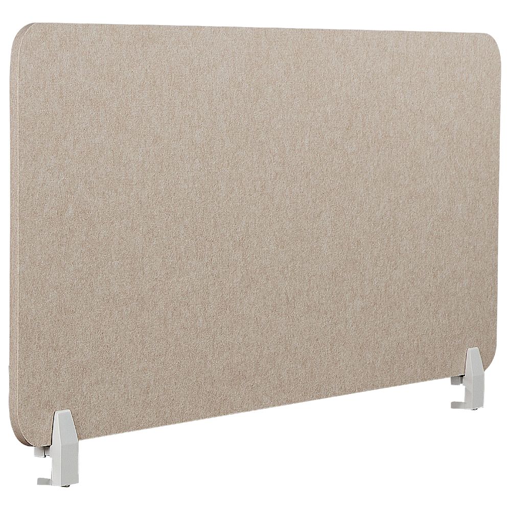 Desk Screen SPLIT 120 x 50 cm Beige