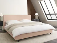 Wasserbett Bouclé ALBI 180 x 200 cm Beige_972020
