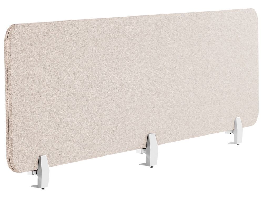 Schreibtischtrennwand WALLY 180 x 40 cm Beige
