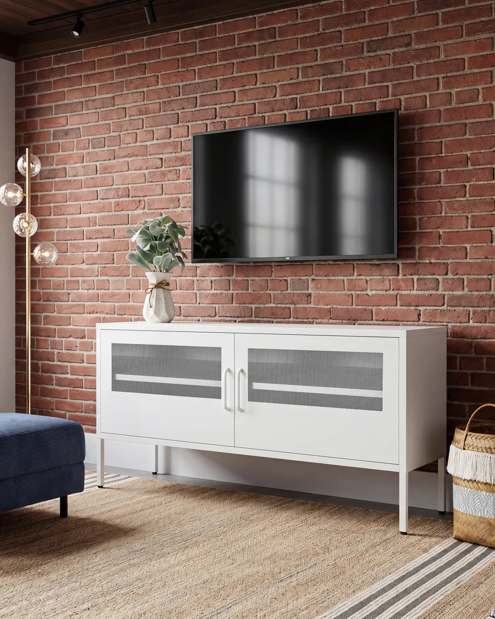 Storage Unit MORLEY Metal White