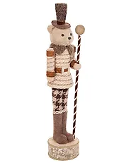 Set od 2 dekorativne figurice HAMARI 66/68 cm Medvjed Subota bež_1156745
