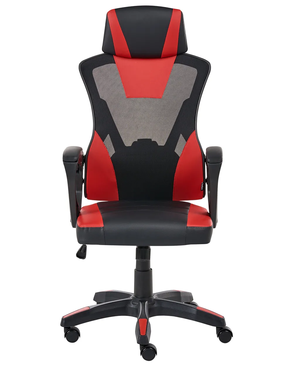 Office Chair IGNIS Faux Leather Red_1072859