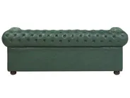 Sofa 3-Sitzer CHESTERFIELD Kunstleder Grün_696530