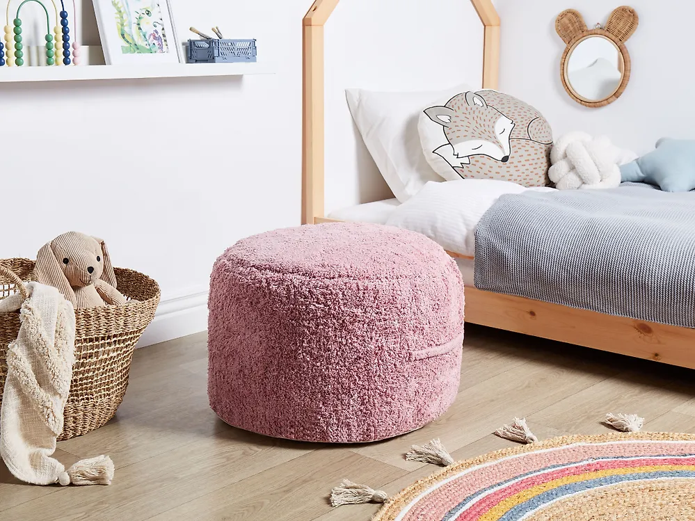 Pouf KANDHKOT Baumwolle Rosa_1184820