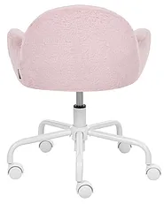 Desk Chair JUBBI Faux Fur Pastel Pink_1159629