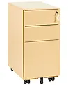 Büroschrank BOLSENA Metall Gelb