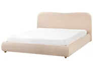 Bett mit Stauraum BLAGNAC Bouclé Beige 180 x 200 cm_960616