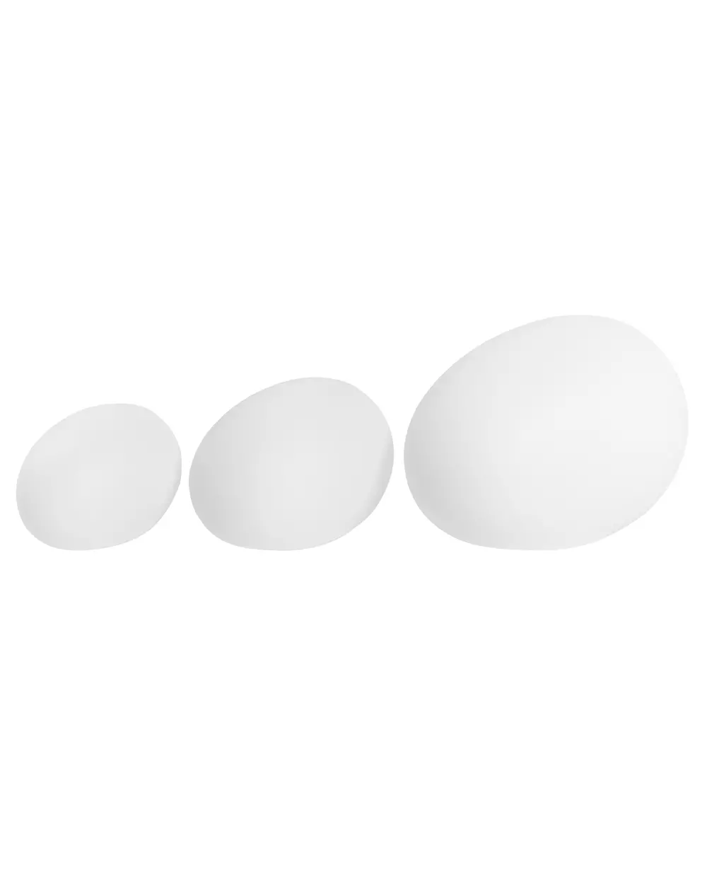 LED Outdoor Kugelleuchten 3er Set STOTTS mit Fernbedienung Weiß_1105681