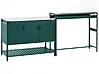 Outdoor-Küchenset mit Bartisch 2-teilig MAENZA Grün Metall