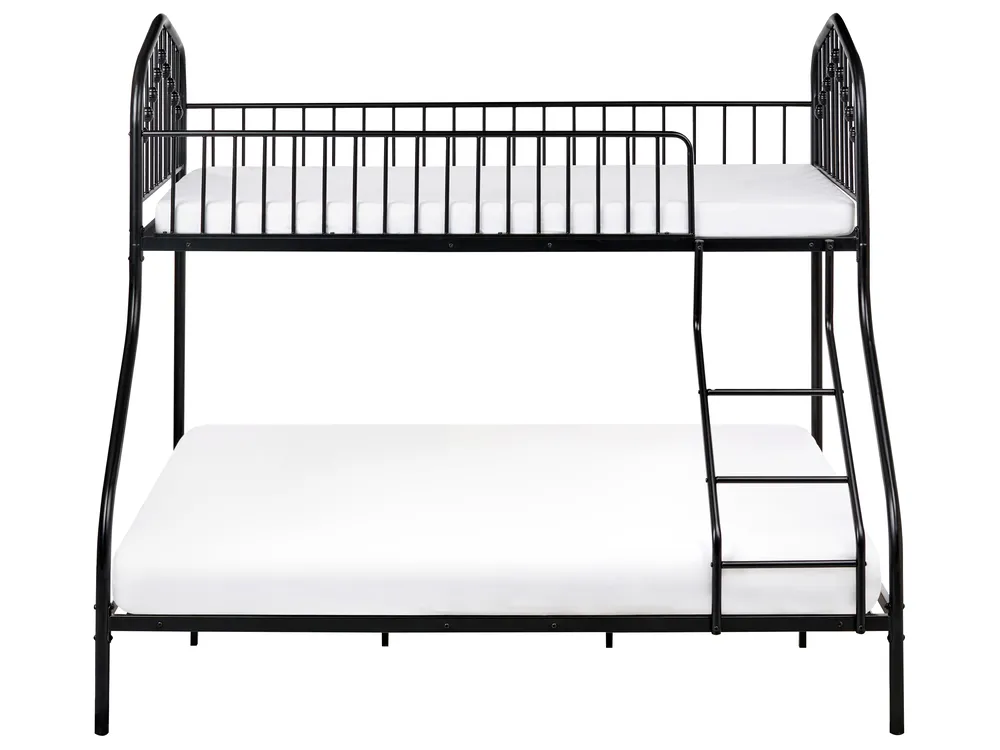 Bunk Bed Metal CHAMONIX 90/140 x 200 cm Black_976759
