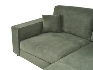 Ecksofa 3-Sitzer LOFOTEN Stoff Grün linksseitig_1099064