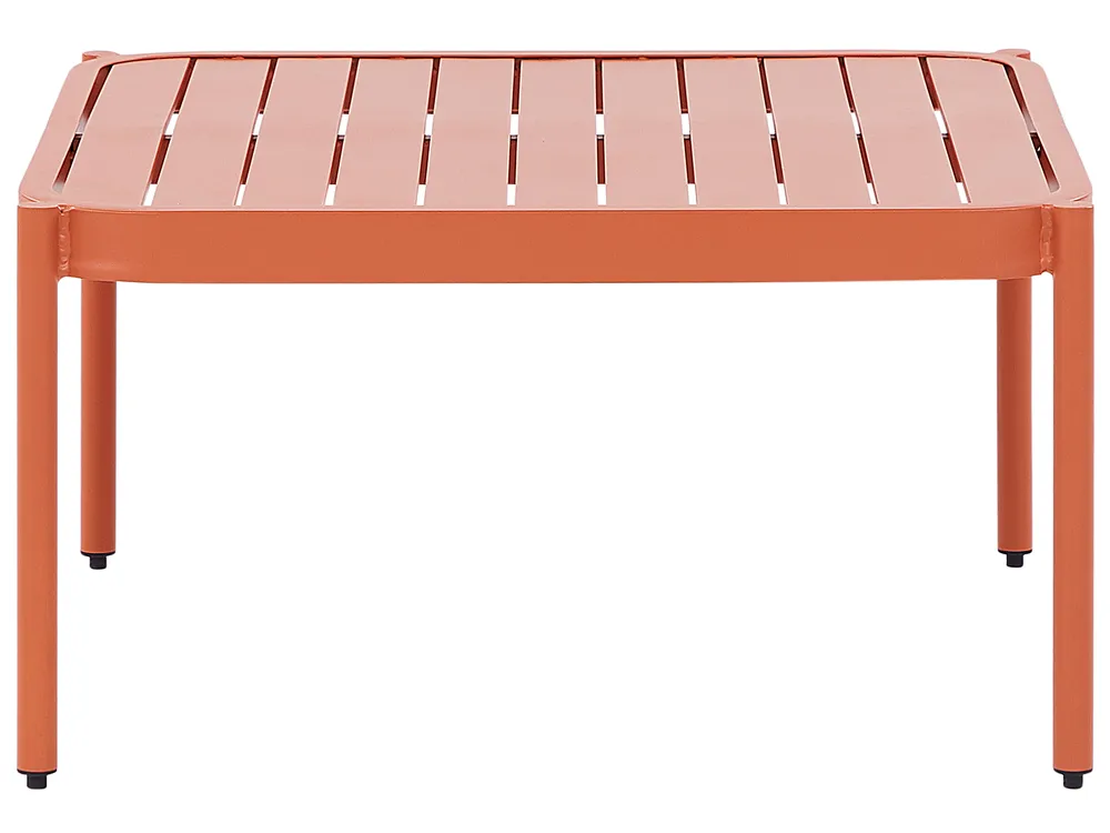 Ensemble de salon de jardin avec table 2 places TERRACINA Métal Orange_826677