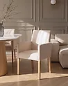 Esszimmerstuhl ROCKEFELLER Stoff Beige