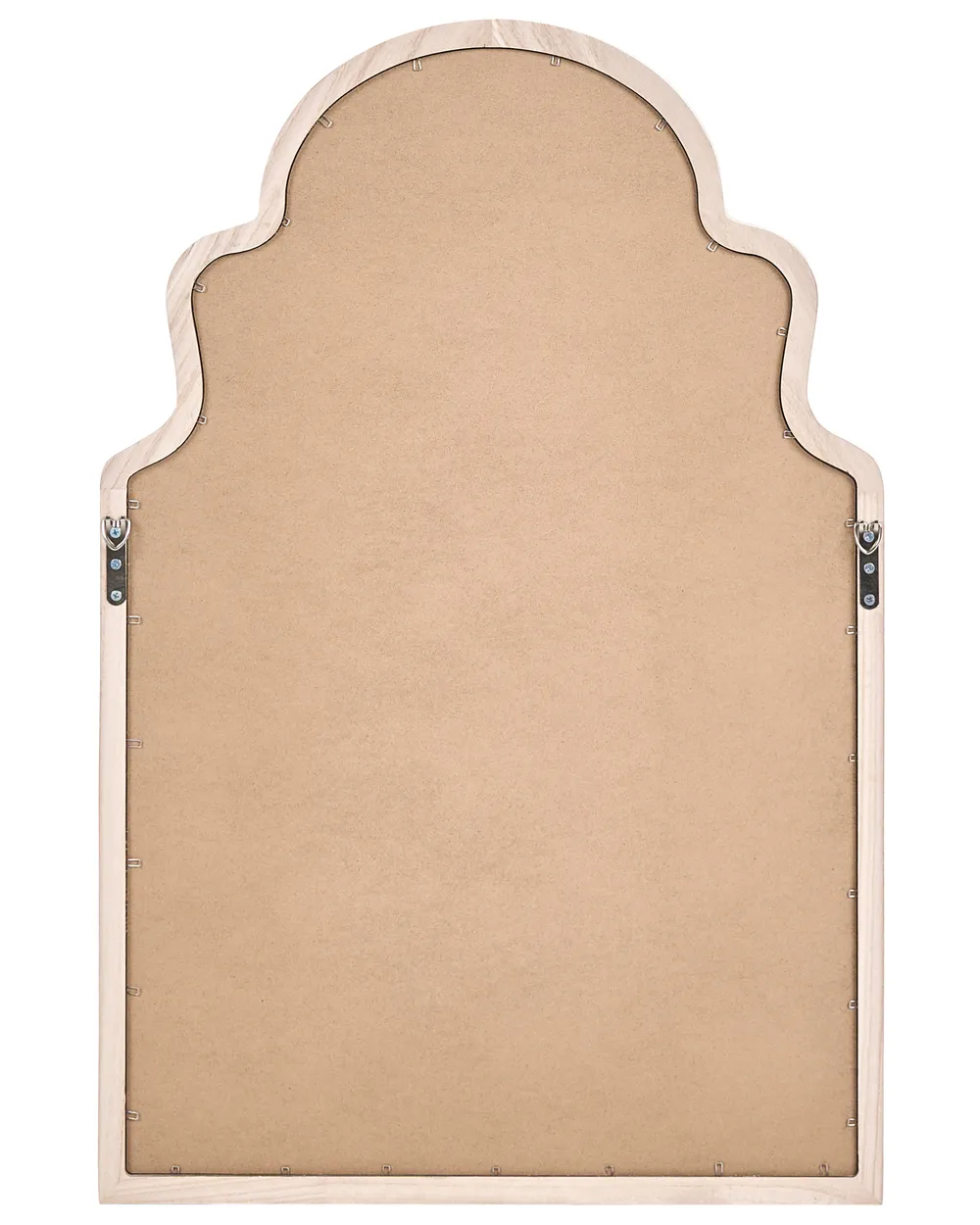 Wandspiegel TILLAC 60 cm 90 cm Paulownia-Holz Taupe_1099866