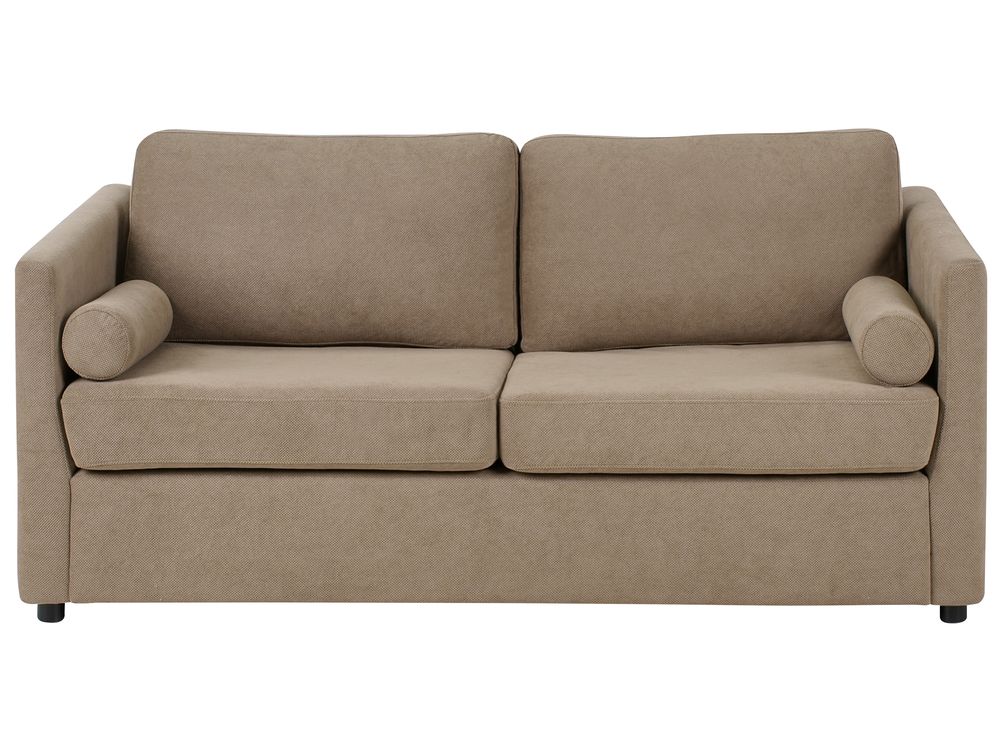Sofa Bed INKOO Fabric Brown