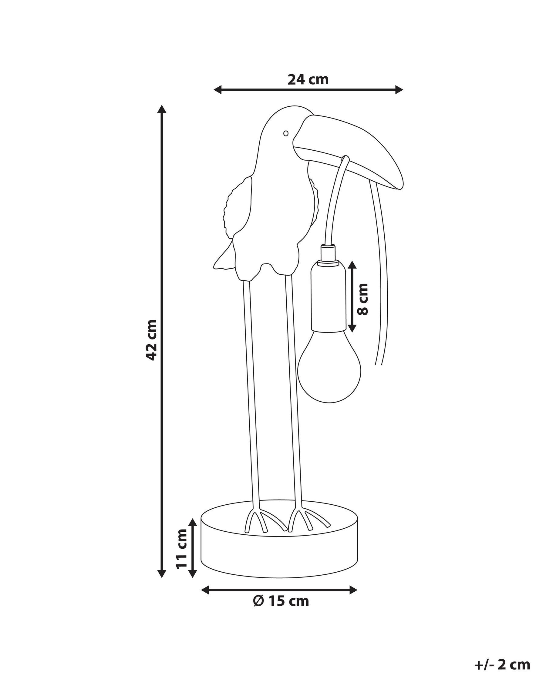 Table Lamp Toucan ARACARI Gold_1003677