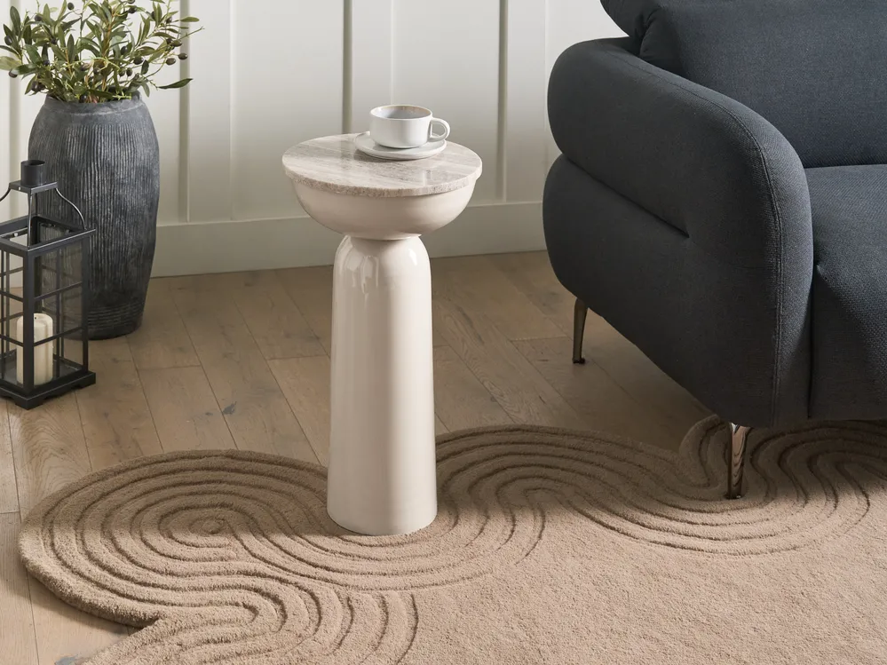 Beistelltisch FALCON Metall Beige