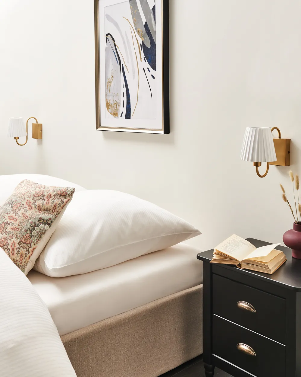 Set of 2 Wall Lamps TOLKA Metal White_948742