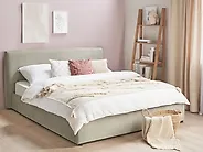 Ottoman Bed LAVAUR Velvet Taupe 180 x 200 cm (EU Super King)_1184763