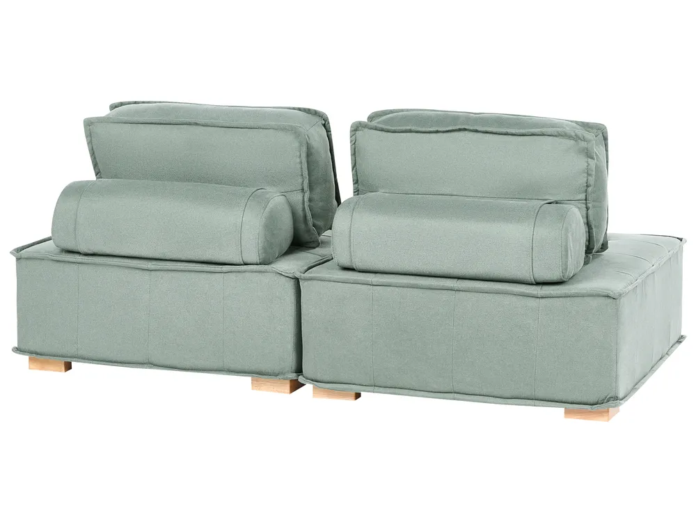 Modulsofa 2-Sitzer TIBRO Stoff Hellgrün_1057749
