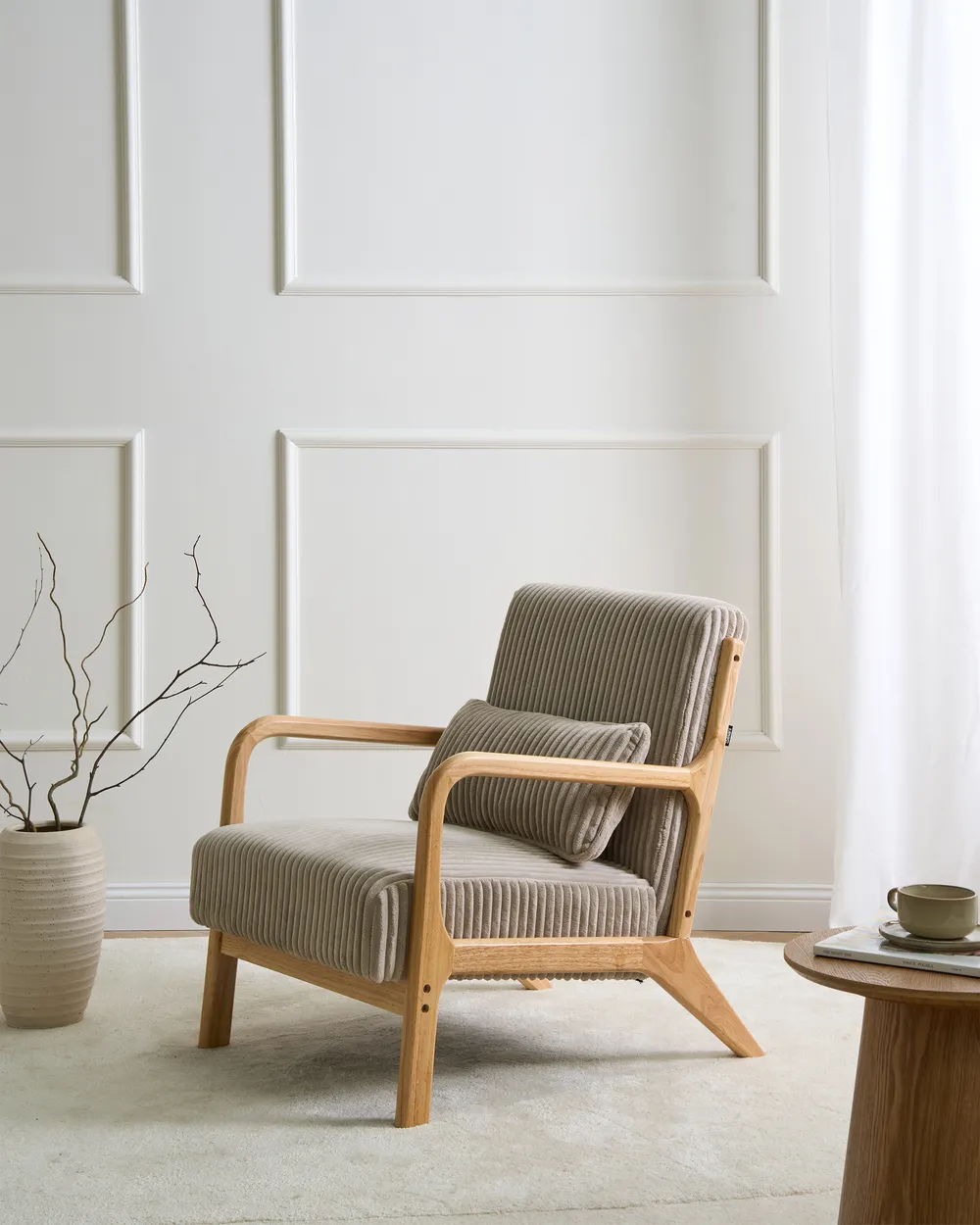 Sessel SORSELE Cord Beige