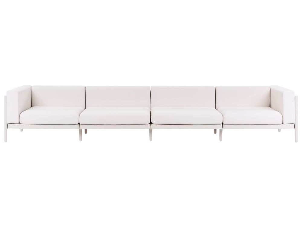 Garden Sofa 4 Seater FERRETTI Light Beige