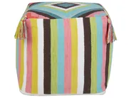 Pouf MONEASA Baumwolle Bunt_922564