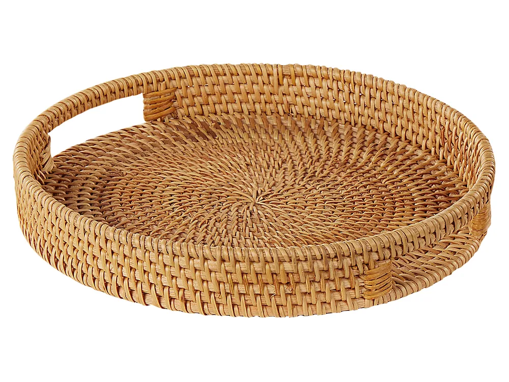 Dekotablett 2er Set ADELSO Rattan Beige_894069